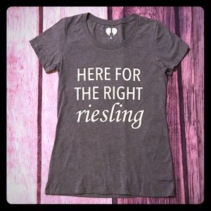 Here For The Right Riesling 🍷 women’s tee ❤️
